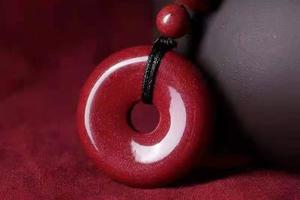 【尚友商城-朱砂-平安扣】小孩/大人可戴朱砂平安扣