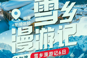 【跃游中国•雪乡漫游记6日】雪韵长歌 长白遗梦 不可错过的北国冰雪盛宴