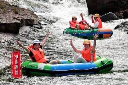 【雅鲁漂流】超刺激!华东漂流巅峰:5米/秒磅礴水量、8公里峡谷、198m垂直落差