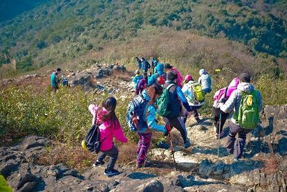 10月19日（周六）徒步绍兴孙家岭-五百岗，登顶雄鹅峰，疾行春色大尖山！浙江小武功山！