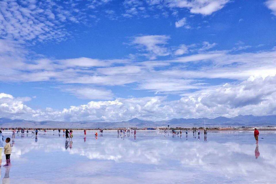 运气爆棚的茶卡盐湖