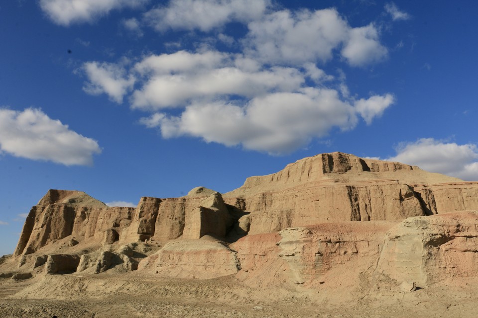 在魔鬼城的时候遇到好天气