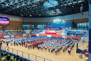 南明区第八届职工运动会开幕