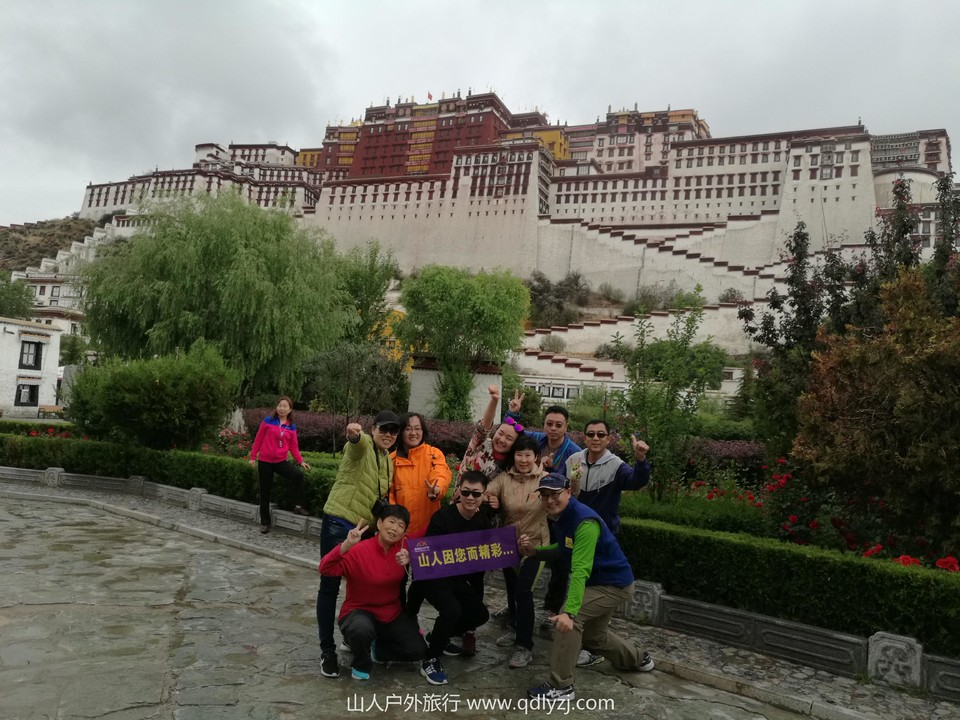 我们一起在西藏布达拉宫