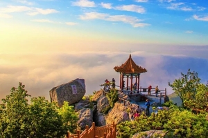 【三月·女神节特惠99】大海东来第一山——3/ 9日沂山【山水画廊】【百丈崖瀑布】一日游