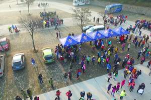 环崂山25公里徒步航拍视频盛况2