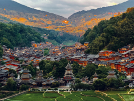 清明高铁3天丨黔侗漫旅贵州，肇兴侗寨-岜沙苗寨-小黄侗寨-堂安梯田