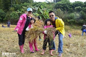 2018国庆割稻谷、扎稻草人，抓鱼、篝火晚会、住腾屋等两天乡村体验亲子活动