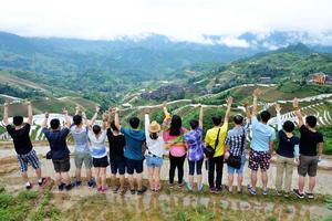 周末2天｜6月10-11日桂林龙脊梯田一年一度浪漫“火把节”、平安寨-大寨12公里