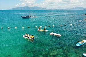 【桑洲岛2天】花样桨板、浮潜、快艇冲浪、冰雪世界、海边烧烤、荧光晚会