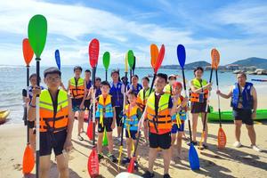 巽寮湾天堂岛赶海、浮潜、海上皮划艇、帆船出海、快艇冲浪、海滩烧烤、游泳、篝火晚会狂欢二日游