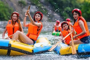 清凉一夏丨清远古龙峡全程漂流、云天波霸大峡谷、峡道飞车、悬崖飞车