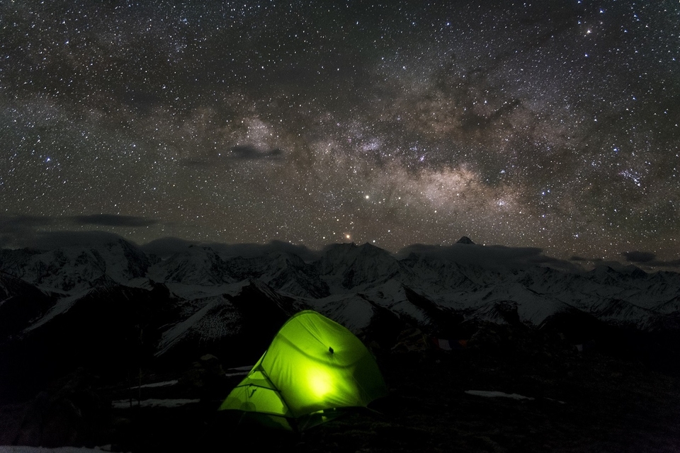 雅哈垭口的银河