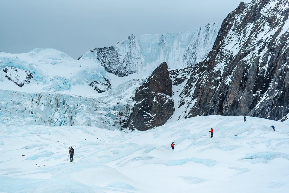 近距离接触万年冰川