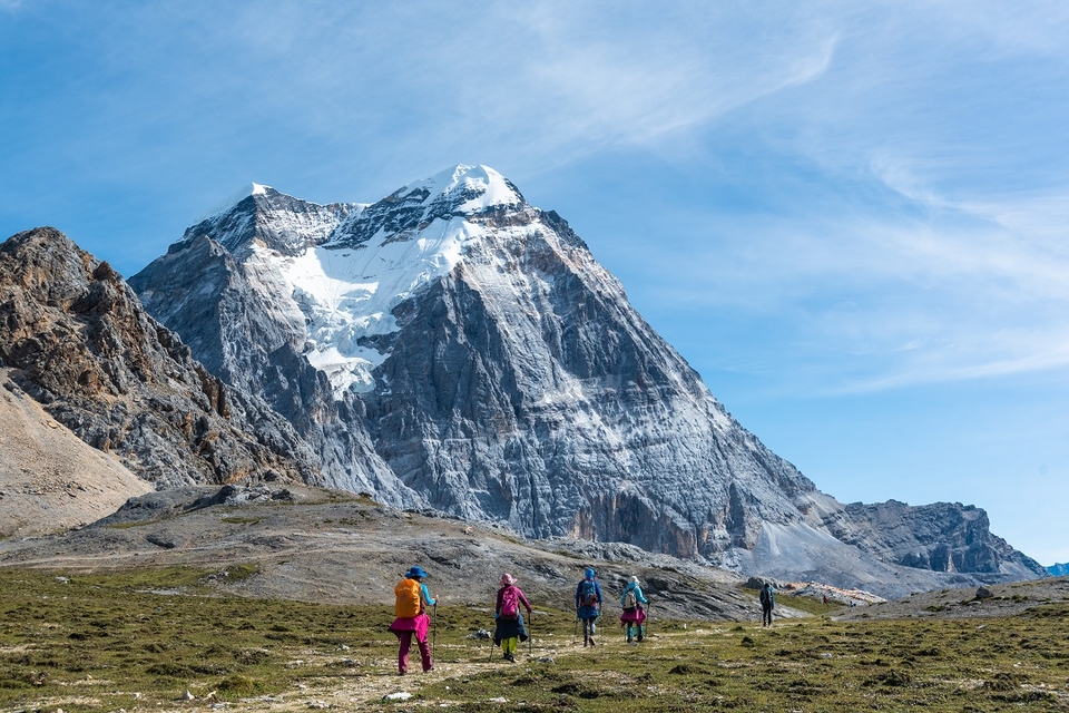 前往五色海和牛奶海途中