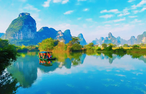 【畅游广西】每天出发，九顿天窗/三门海/德天瀑布 明仕田园/古龙山大峡谷/地下河漂流 品质四日游