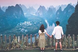 春节【阳朔深度游+黄姚古镇3天】徒步漓江，登相公山，行摄遇龙河古桥，体验手撑竹筏，骑行十里画廊D