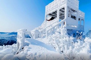 每周六 遇冰雪天气出发【永州阳明山+云冰山2天】 南方人雾凇冰雪世界 一次打卡2大冰雪世界，观云海赏冰挂雾凇看大风车