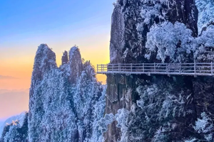 遇冰雪发团 【莽山1天1夜】缆车+电梯直达山顶，赏醉美的雾凇云海