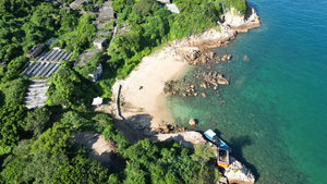 清明假期~竹篙岛露营2日丨海岛隐藏玩法：避世玻璃海玩水，体验一回渔夫生活，坐船才能到达星空营地