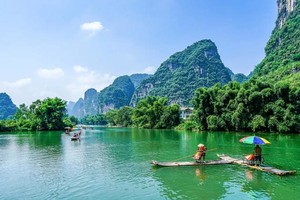 【阳朔漓江 3日】2-8人半自由行 阳朔-如意峰-兴坪古镇-岩洞探险-遇龙河双人竹筏-阳朔西街