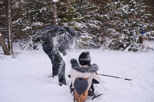 踏雪徒步桦皮岭，赏最美雾凇