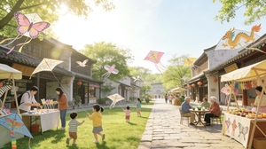 “乘风趣”横头街春日风筝活动