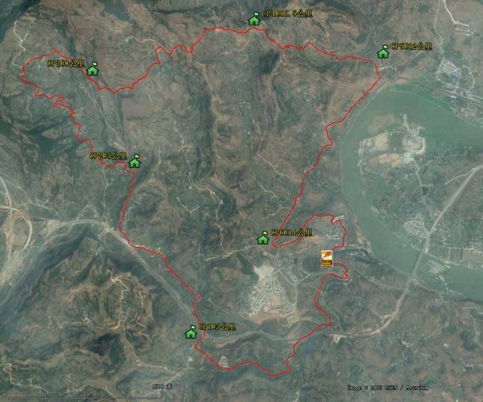 01 UTMW 16公里组线路图