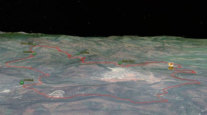 06 UTMW 11公里组水平视图带夜空