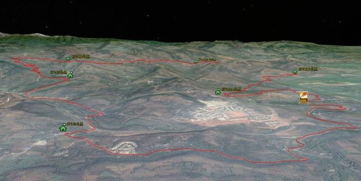 05 UTMW 16公里组水平视图带夜空