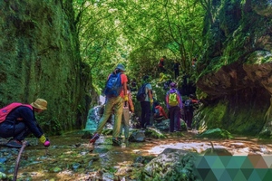 【峡谷攀爬】10月22日：秋高气爽-大冶毛铺峡谷攀爬，登高望远