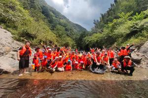 【周日-溯溪】9月8日： 水质极佳，咸宁黄荆口夏日溯溪玩水