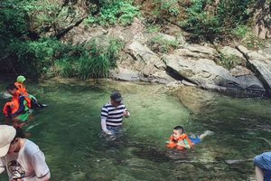 【周日-溯溪】9月1日：水质极佳，咸宁黄荆口夏日溯溪玩水