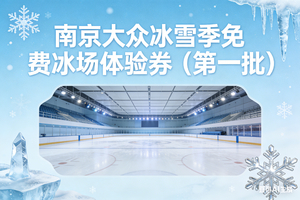 南京大众冰雪季免费冰场体验券（第一批）