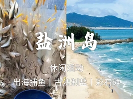 成团了，3.28周六【盐洲岛】65起，白鹭归巢、绝美日落，渔船出海捕鱼、观古法制盐。