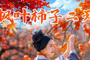 成团了，10.24-25【摘柿子+枫叶】从化上罗村千亩柿子海，艾米稻香小镇，岭南红叶世界赏枫、天空之境美拍。报名付定金