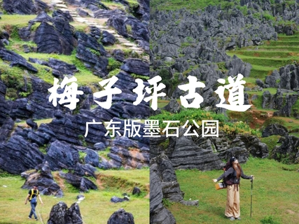 10.24 周六【梅子坪古道】广东版“墨石公园”，超震撼的黑色石林。
