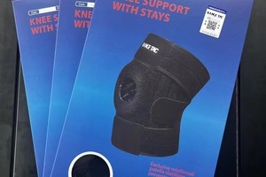  户外登山运动护膝 四弹簧减震运动护具健身跑步羽毛球篮球骑行护腿护膝