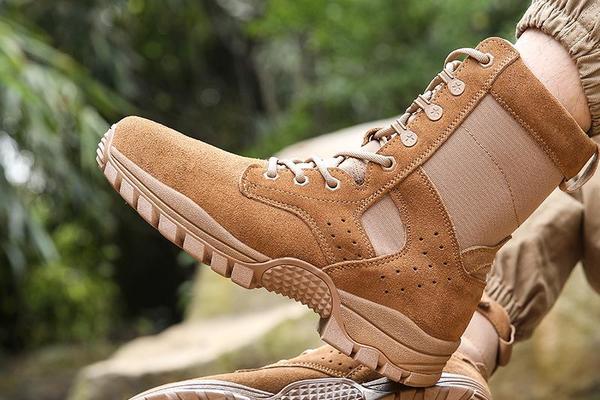 21式棕色作战靴四季款沙漠侧拉链防水户外战训靴男女款鞋