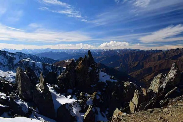 （北门户外）1.23周六全新挑战线路，皑皑白雪覆盖重峦叠嶂。。。