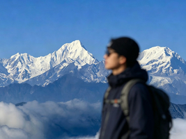 5月2【周六】2999米，贡嘎观景台，同一座山，两种气候的分水岭——泥巴山