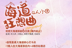 【海道狂想曲】哈密大海道六日游（4人团）