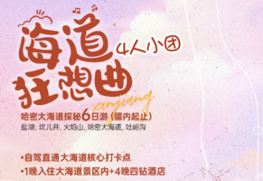 【海道狂想曲】哈密大海道六日游（4人团）