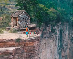 清明3日｜大巴•【南太行B线】30km徒步穿越の双底-小壶口瀑布-红豆杉峡谷-马武寨-七星潭-抱犊村-老龙口-八里沟
