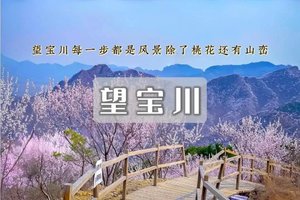 「周三特价78」每周三/六/日｜【望宝川徒步】望宝川-东水峪村の带你去看十里桃花-徒步在粉色春天（初级）