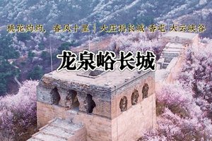 「周三特价78」每周三/六/日｜【龙泉峪长城】 •大庄科-大云峡谷-香屯の长城上赏桃花更有韵味（初级）
