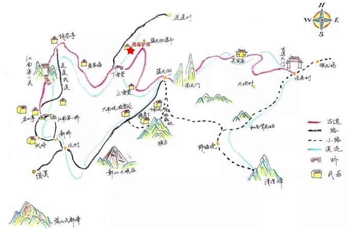 新驴的成长起点-徽杭古道.嶂山大峡谷穿越