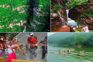 2018年9月22-23日 北国江南 舞钢二郎山 灯台架 悬崖栈道 玻璃桥 休闲山水2日游