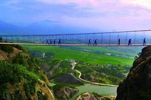 2018年3月24-25日 飞跃仙姑岩百里丹霞 石牛寨绝壁玻璃栈道 赏长寿油菜花海 460元特惠2日游