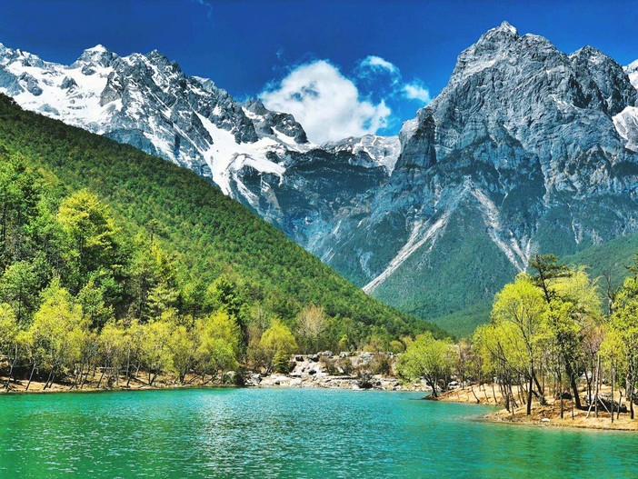 丽江玉龙雪山全景1日游 冰川公园大索道 蓝月谷白水河